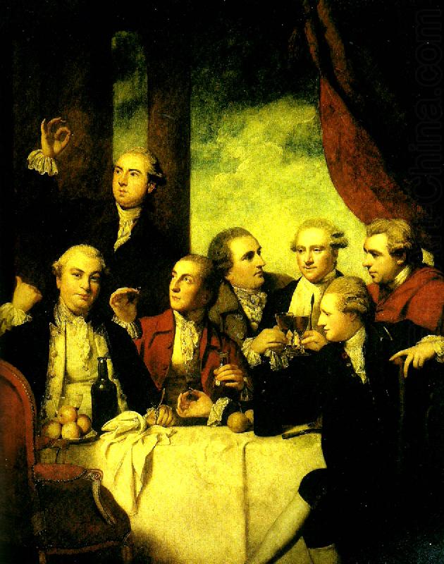 Sir Joshua Reynolds members of the society of dilettanti china oil painting image